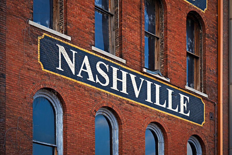 Nashville Tennessee Wall Sign