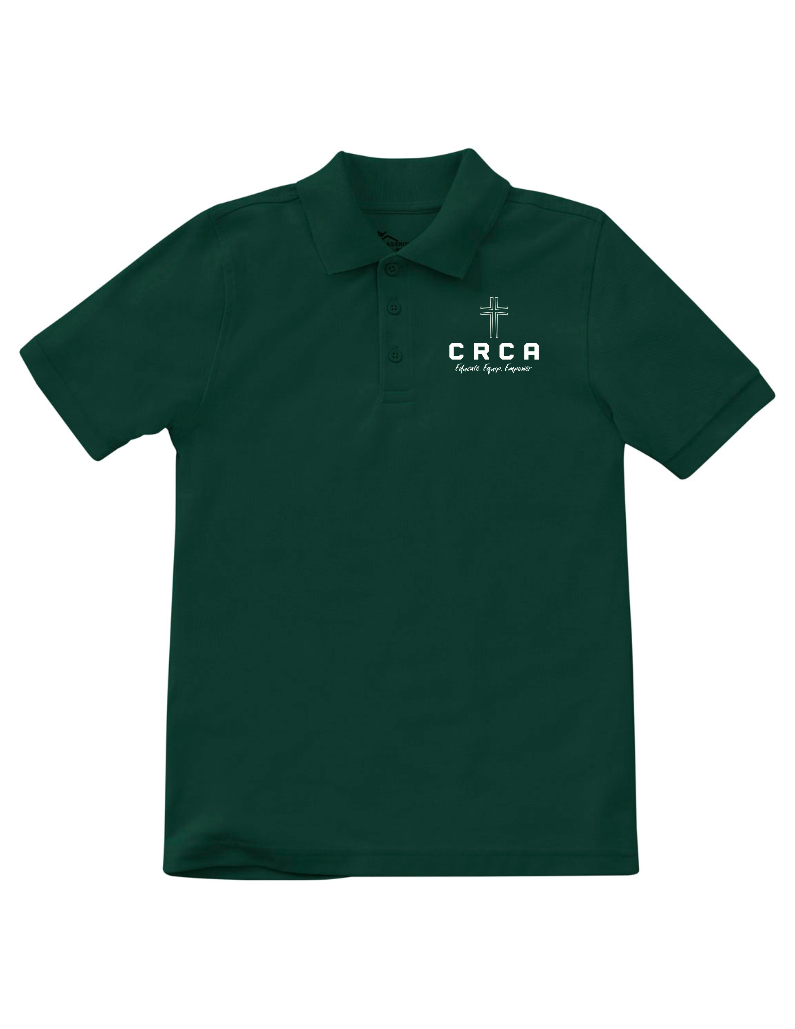 Juniors Polo shirt with CRCA logo