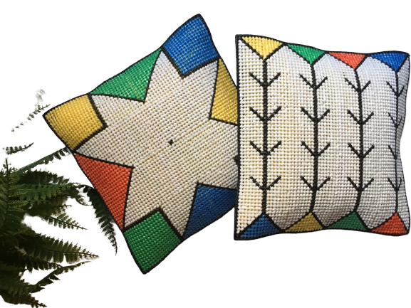 Thumbnail: Al Qatt Al Asiri Cushion | وسادة القط العسيري