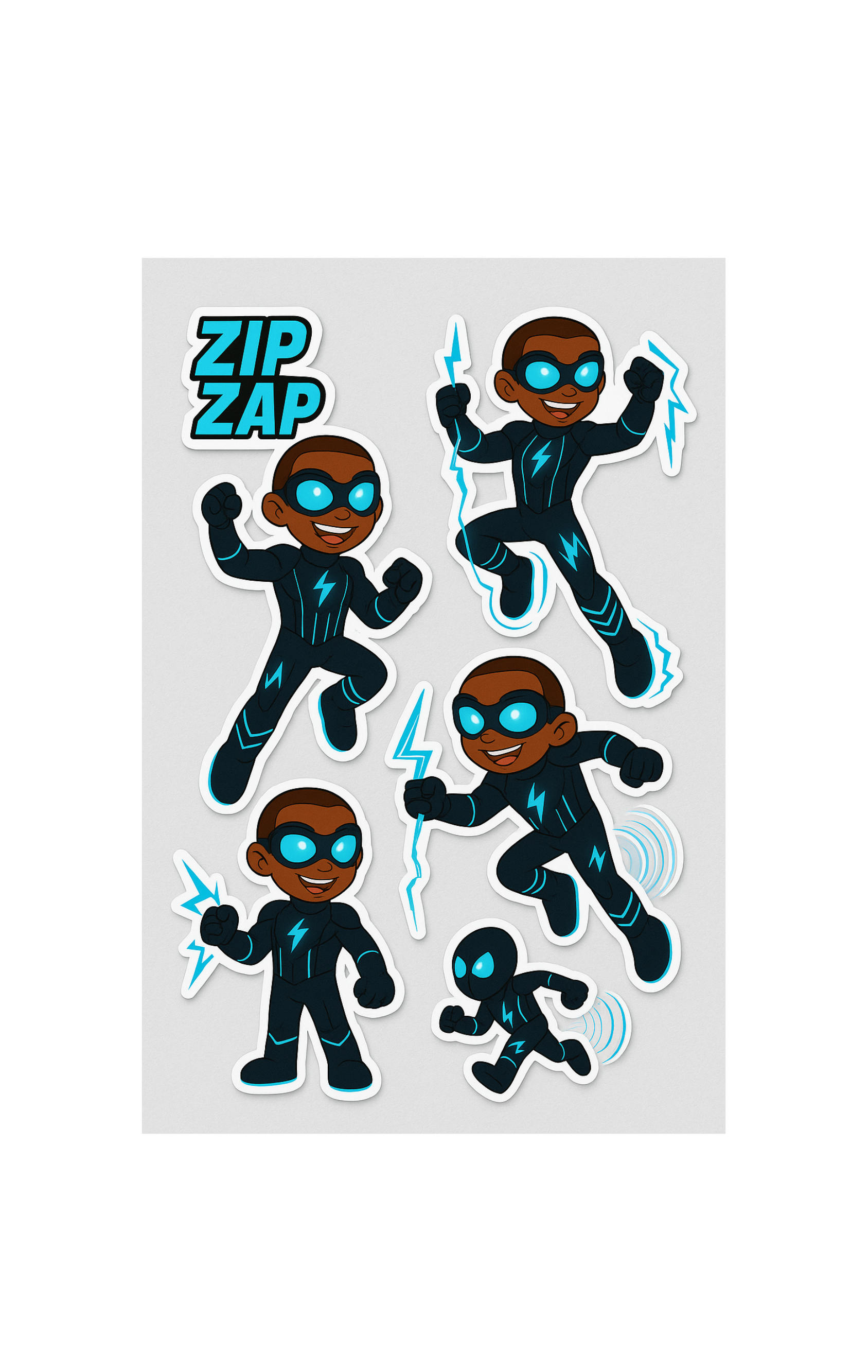 Zip Zap Sticker Pack