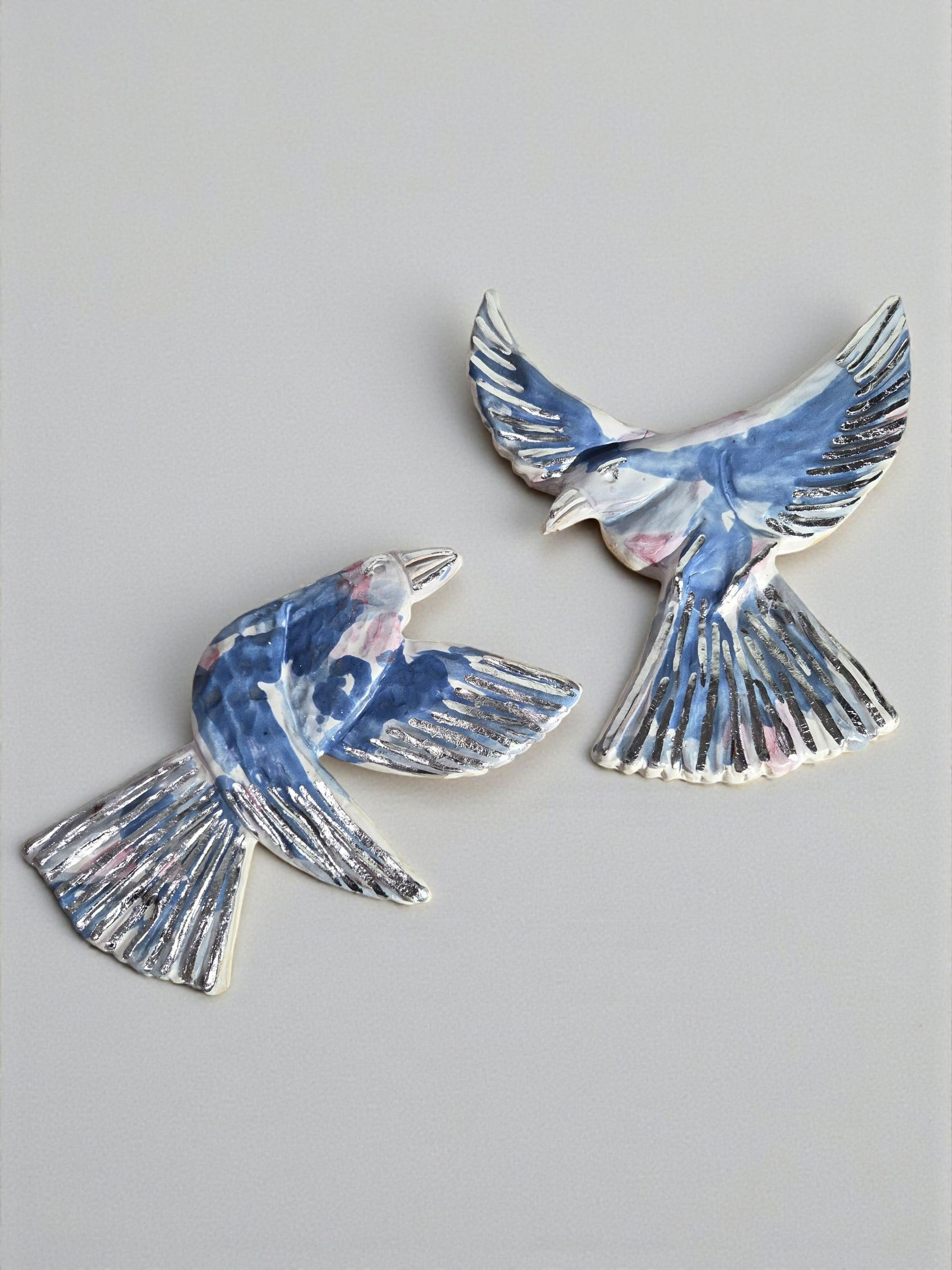 Birds in Flight – Ceramic Wall Mural