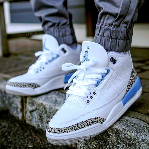 jordans 3 retro unc