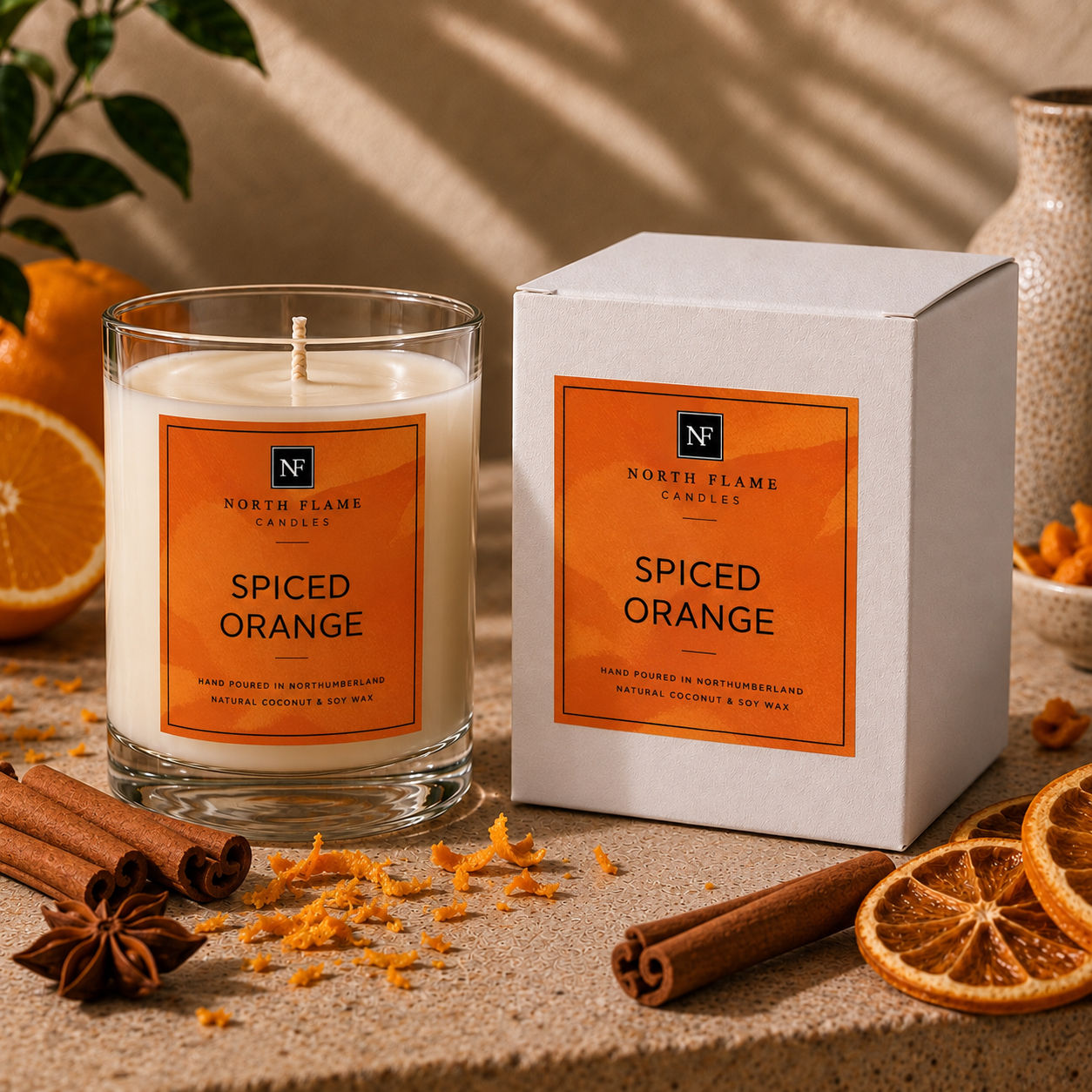 Spiced Orange - 200g Natural Soy & Coconut Wax Candle