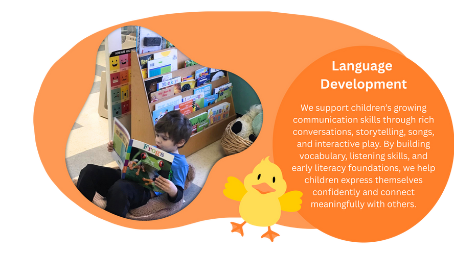 Language Development at Ducklings Childcare Waxhaw Curriculum