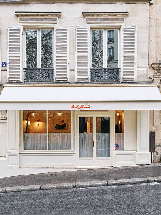 Nathan Baraness Magnolia restaurant interior design seventies design