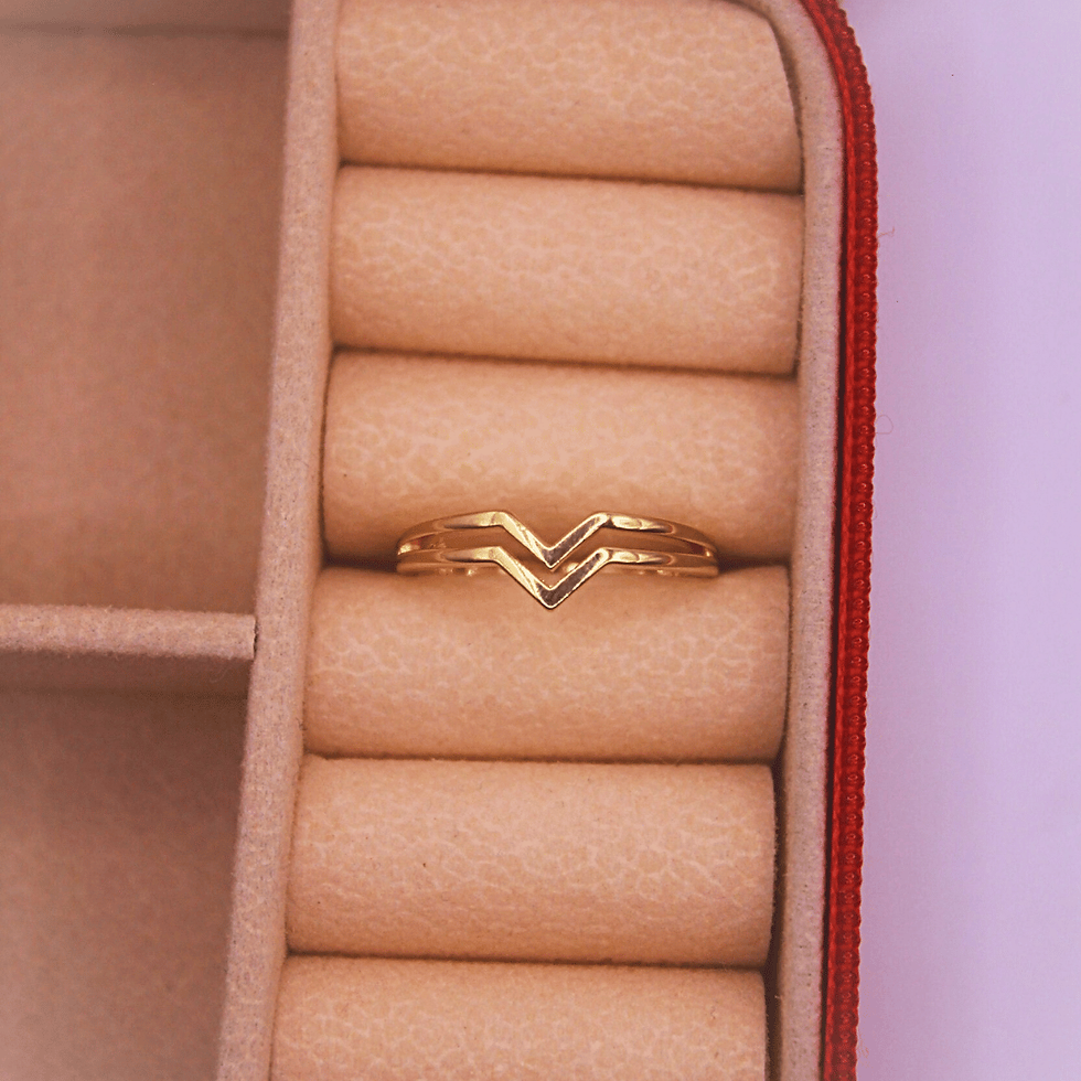 Miniatura: Anel Mulher Maravilha Banhado a Ouro 18K