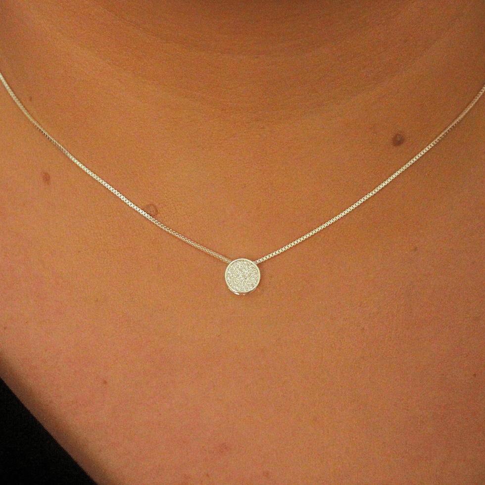 Miniatura: Conjunto Ponto de Luz Cravejado Com Zircônia Banhado a Ouro 18K