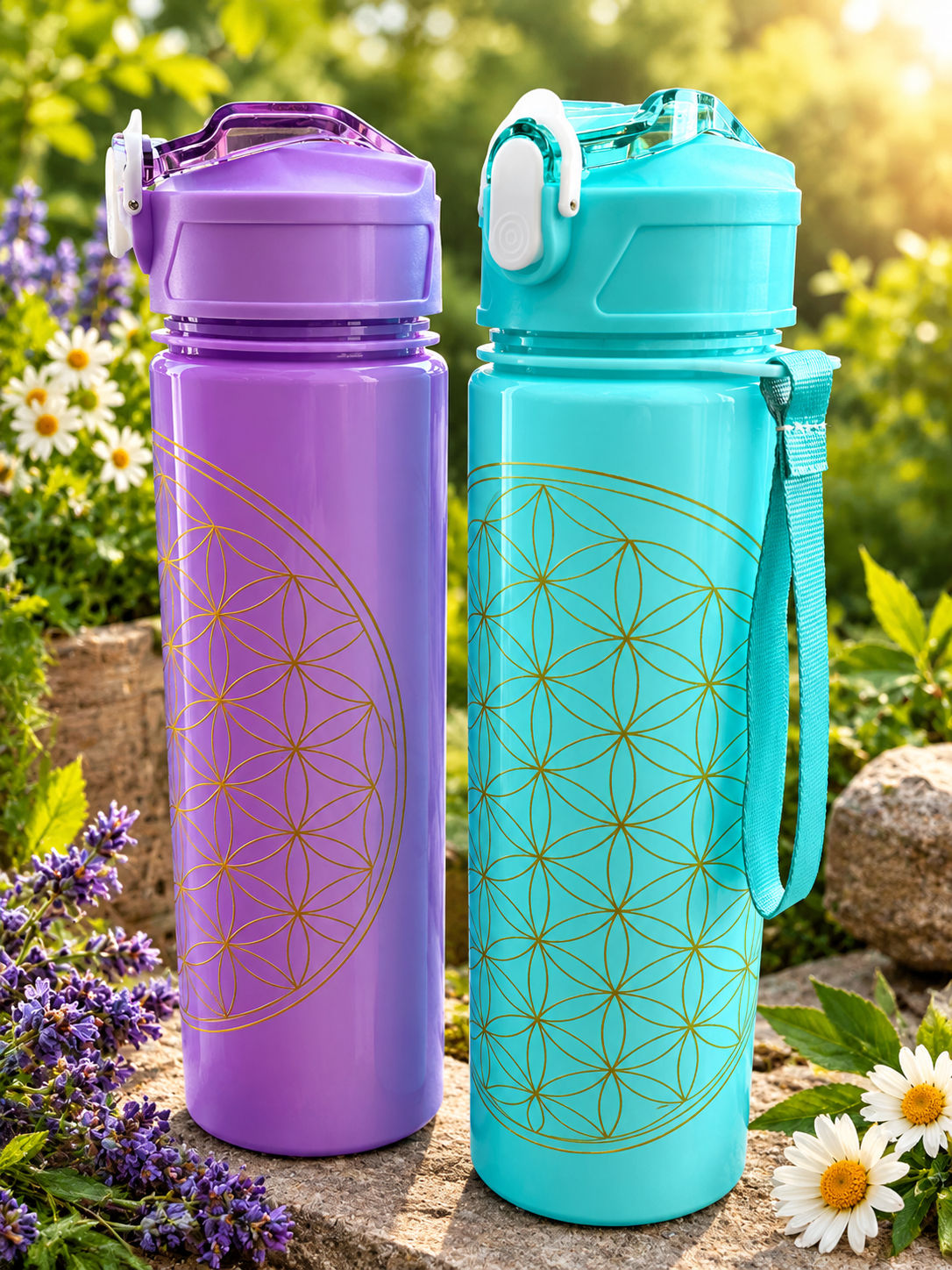 Mug avec motif fleur de vie 750ml