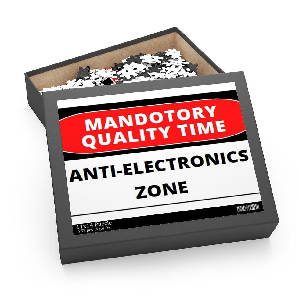 Thumbnail: MANDATORY QUALITY TIME (120, 252, 500 PCS PUZZLES)