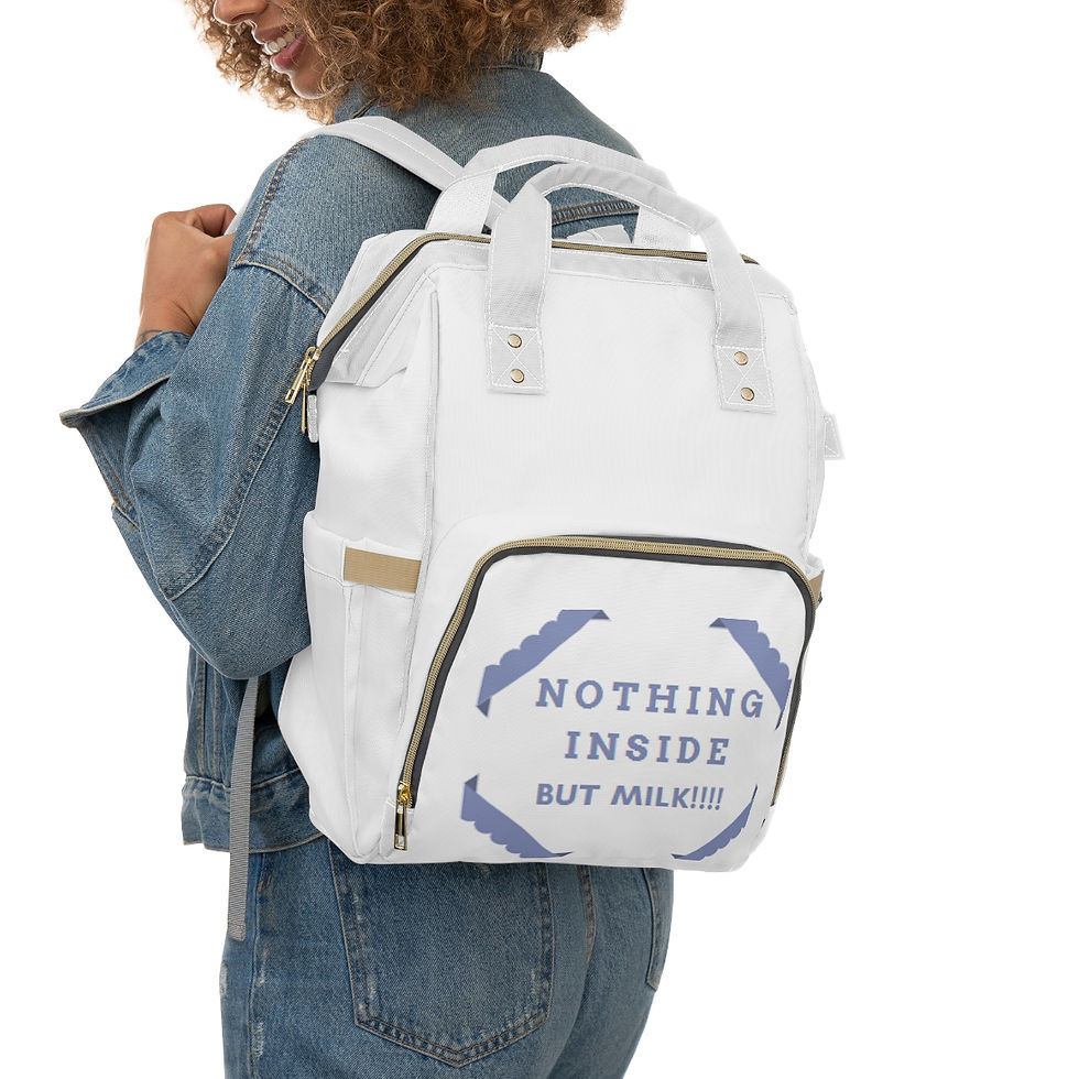 Thumbnail: NOTHING INSIDE BUT MILK BACKPACK