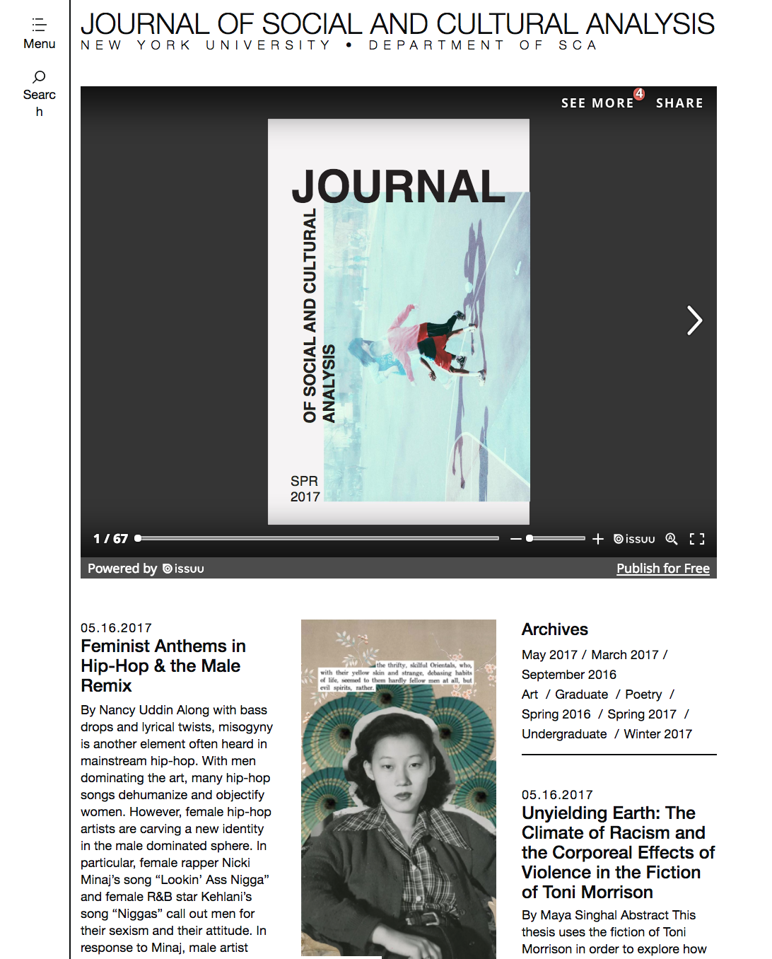 Journal of Social and Cultural Analysis
