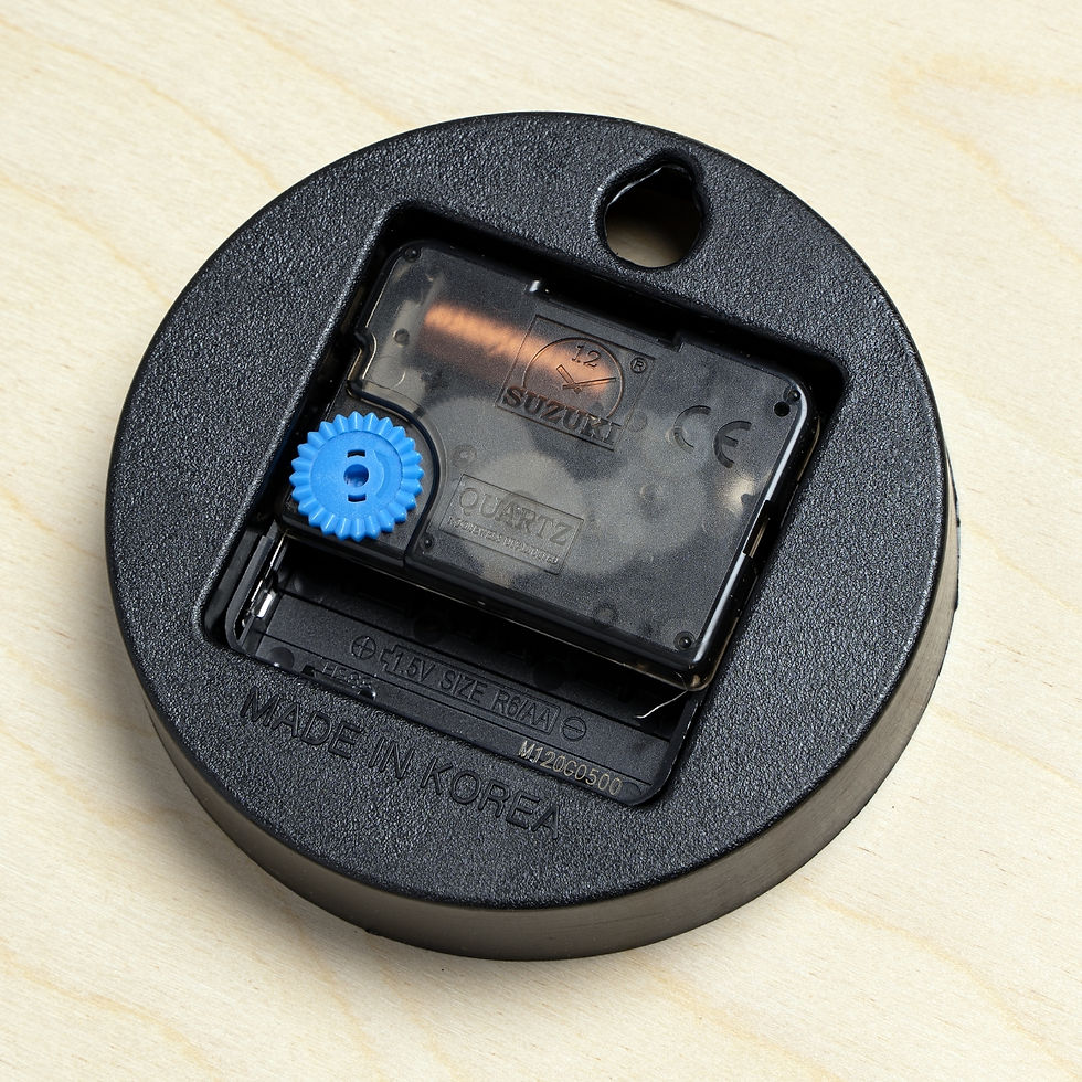 Thumbnail: ANTI DIGITAL WOODEN WALL CLOCK