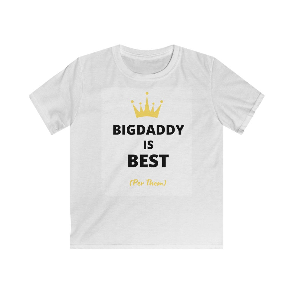 BIG DADDY IS BEST KID TEE (XS-XL)