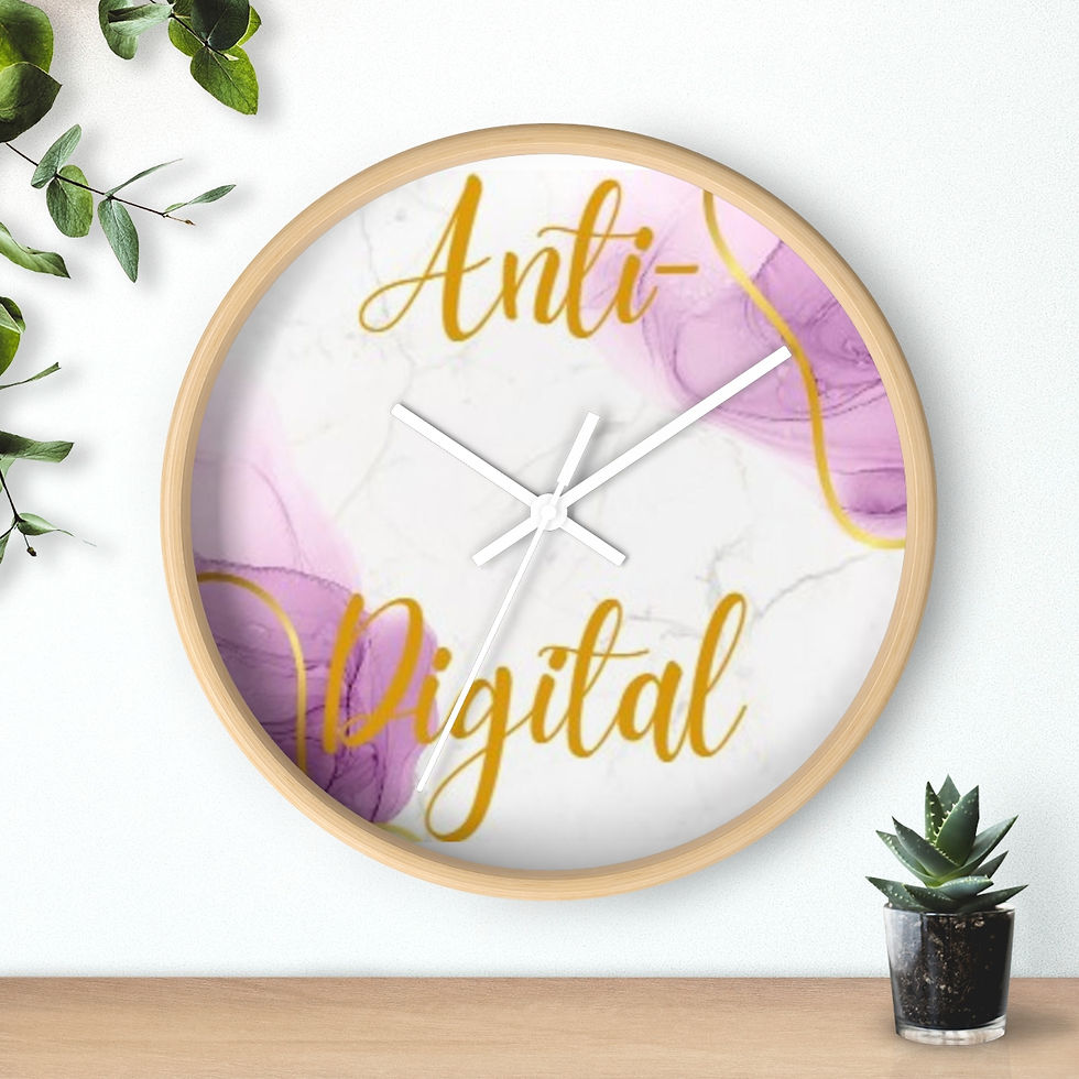 Thumbnail: ANTI DIGITAL WALL CLOCK