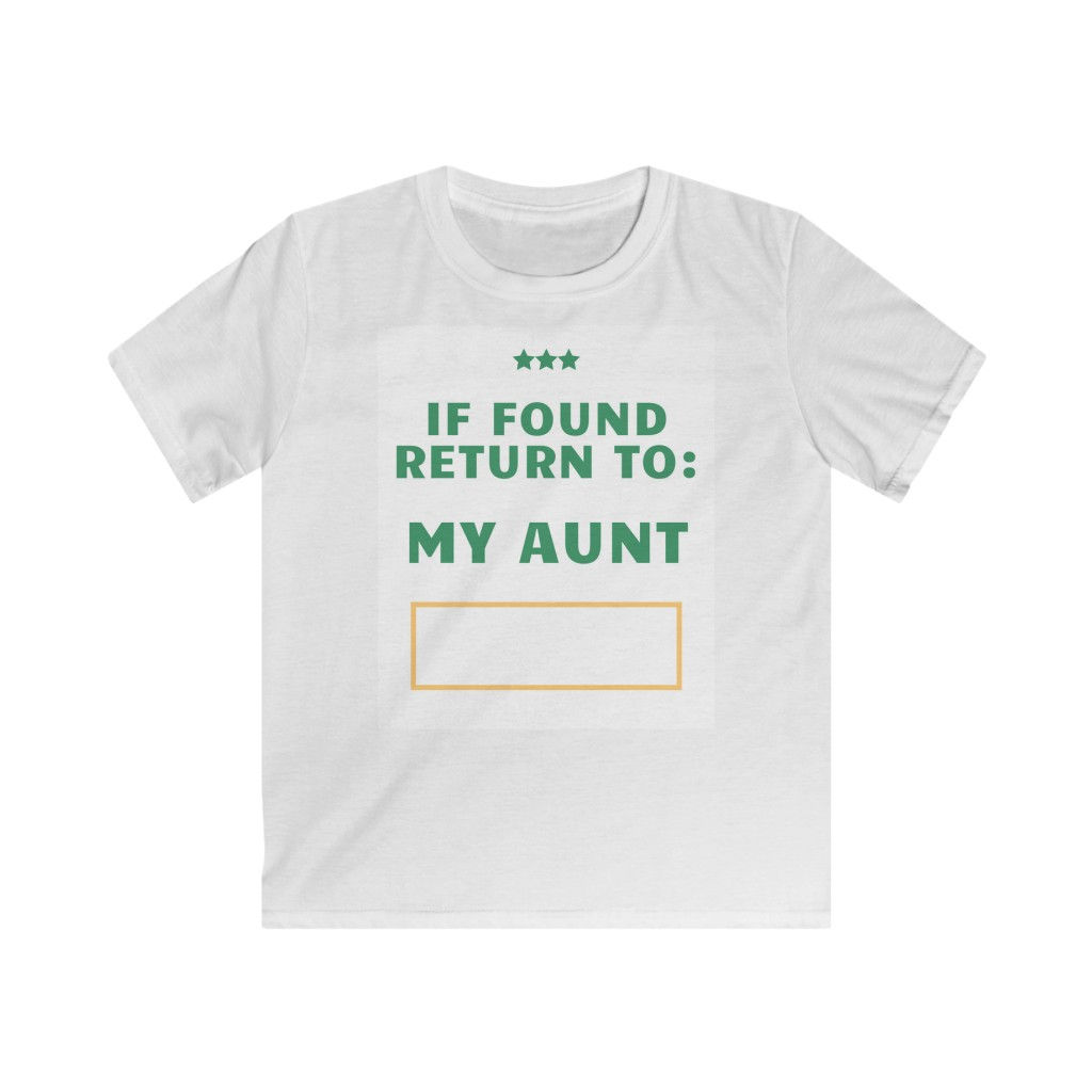 FOUND RETURN AUNT KID TEE (XS-XL)