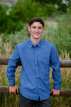 boy in blue button up shirt
