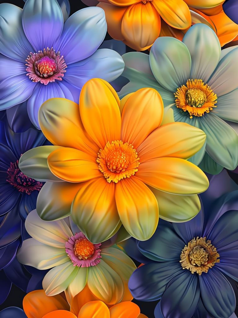 Thumbnail: Metal pedal flowers