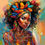 Miniature : 60x60cm African American butterfly ladies