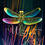 Miniatura: 60x60cm dragonfly 