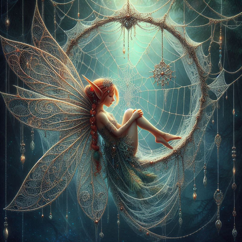 Miniatura: 50x50cm Oh what a mighty web we weave