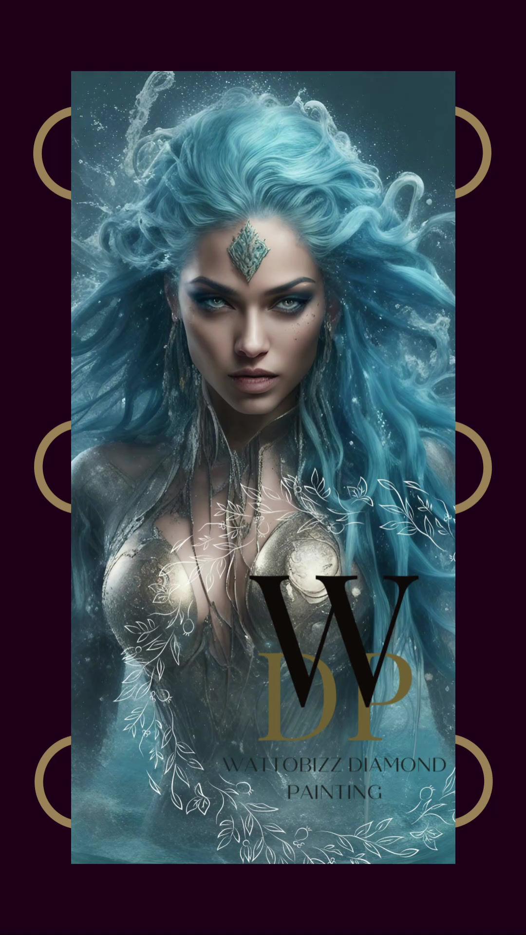 50x70cm Wattobizz Aqua team