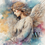 Thumbnail: Watercolor angels 60x60cm