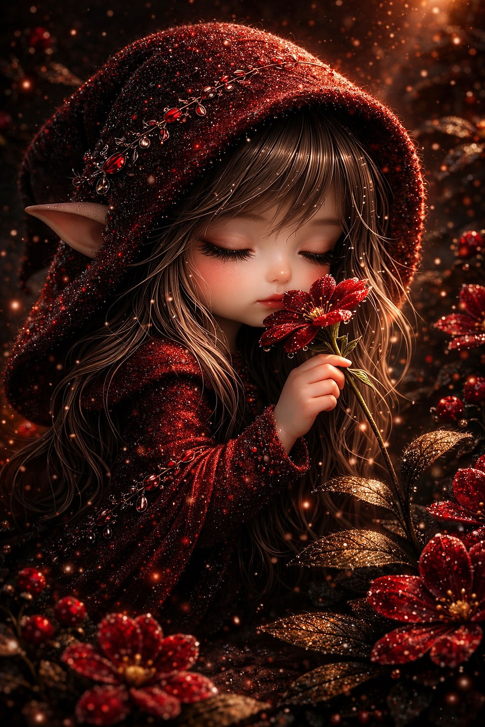 Miniatura:  50x70cm Elf Girl