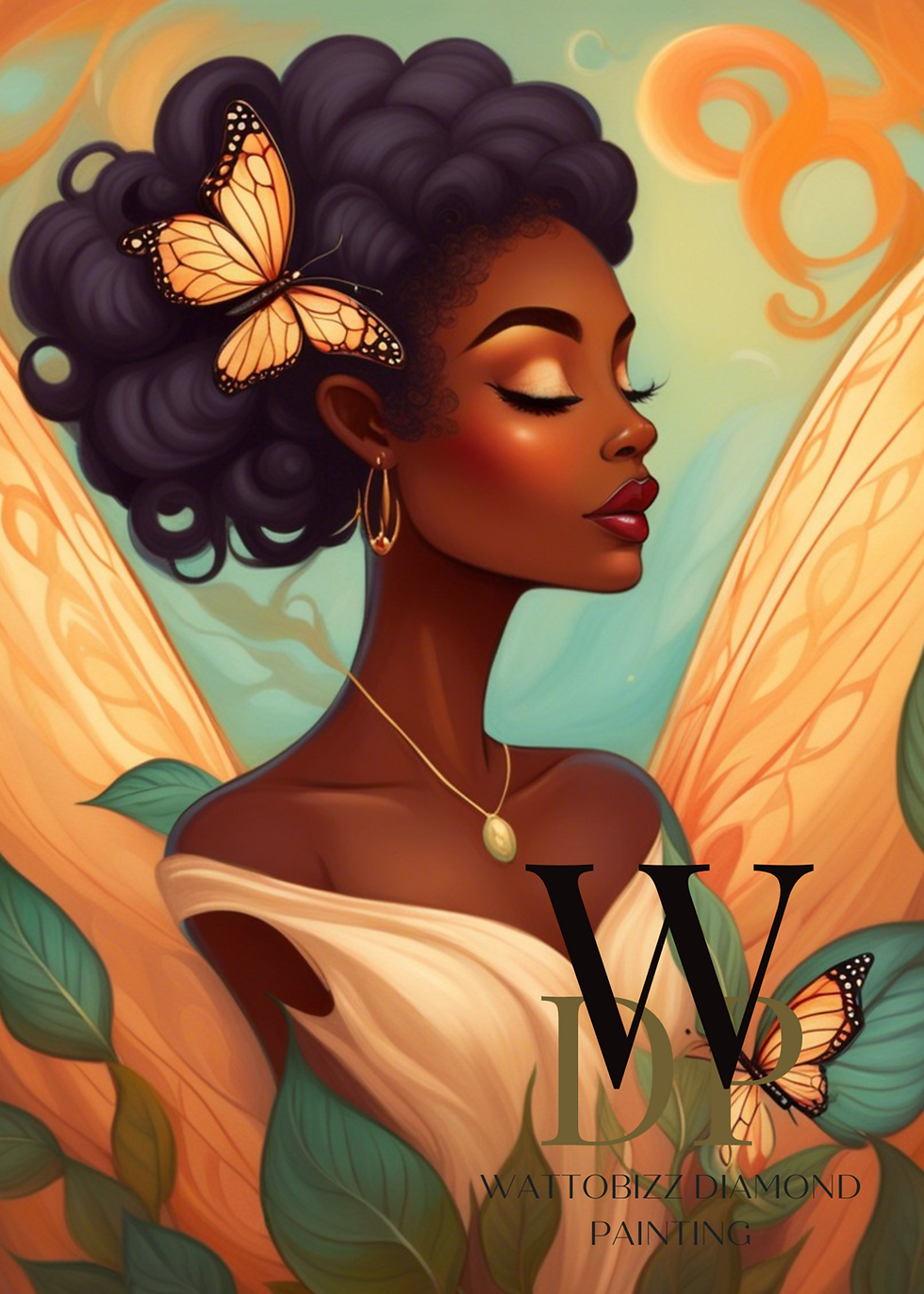 Miniatura: 50x70 butterfly womenpart 2