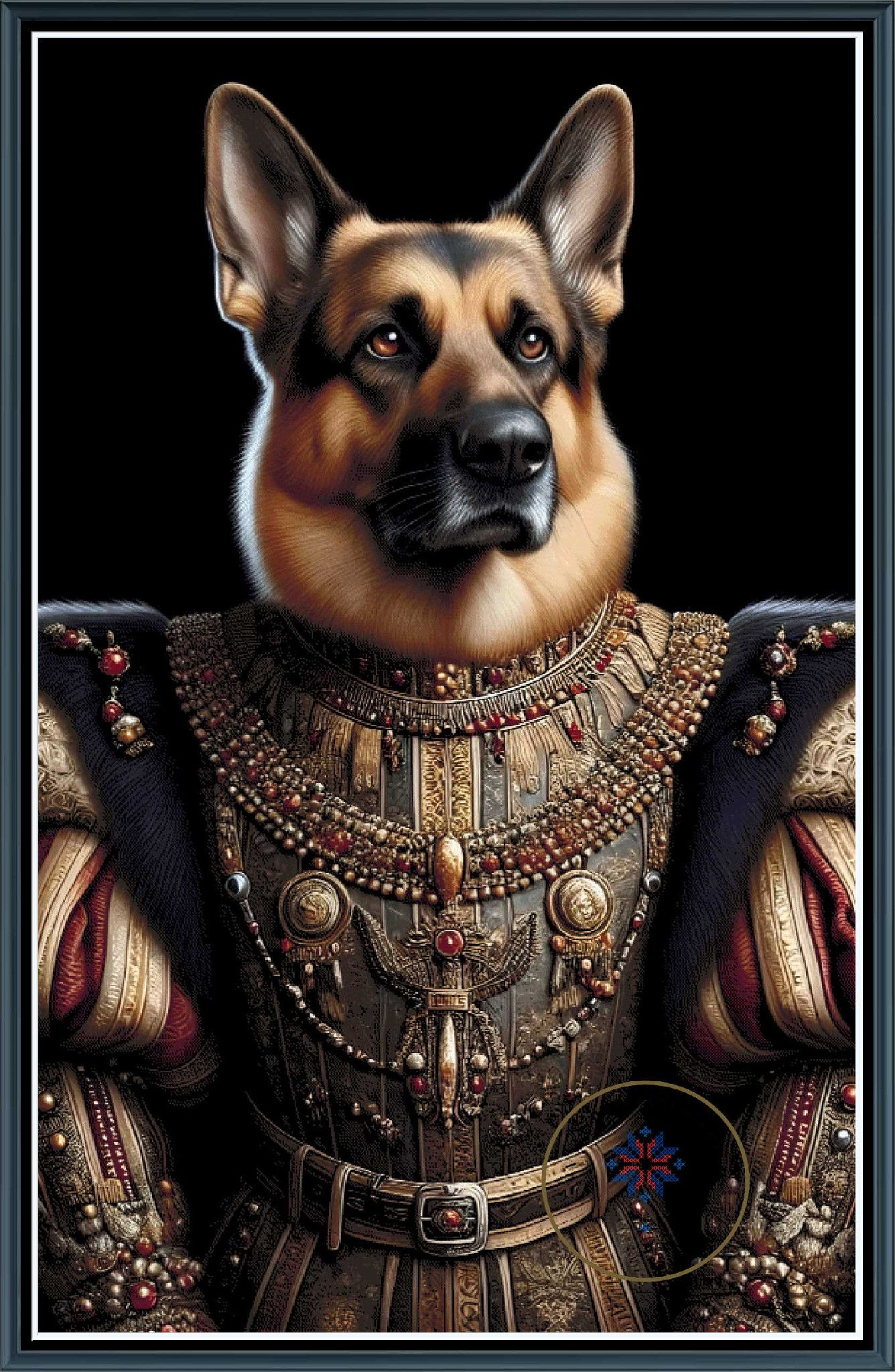 GSD PDF Counted cross stitch pattern
