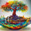 Thumbnail: 60x60cm tree of life