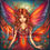 Miniature : Fire fairy 60x60