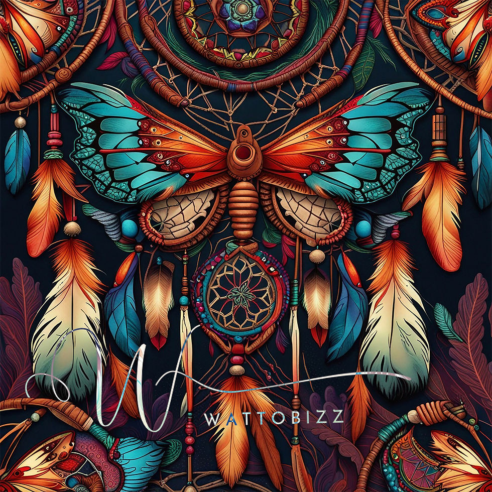 Miniature : 60x60cm dream catcher 