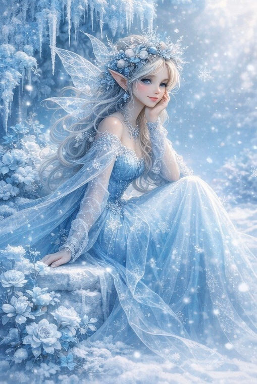 Miniatura: 50x70cm Snow Fae