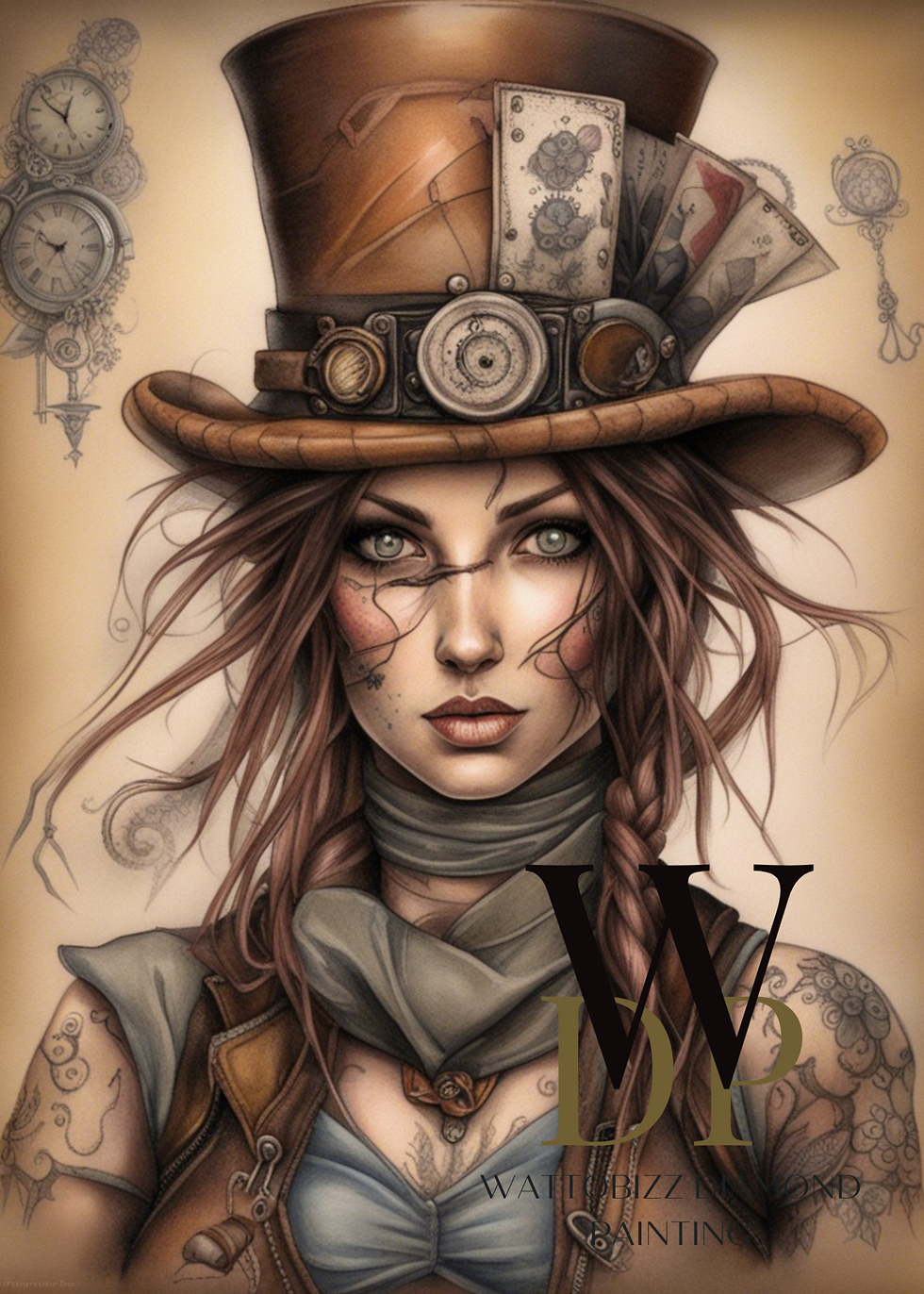 Miniatura: Steampunk beauties  part 2 50x70cm