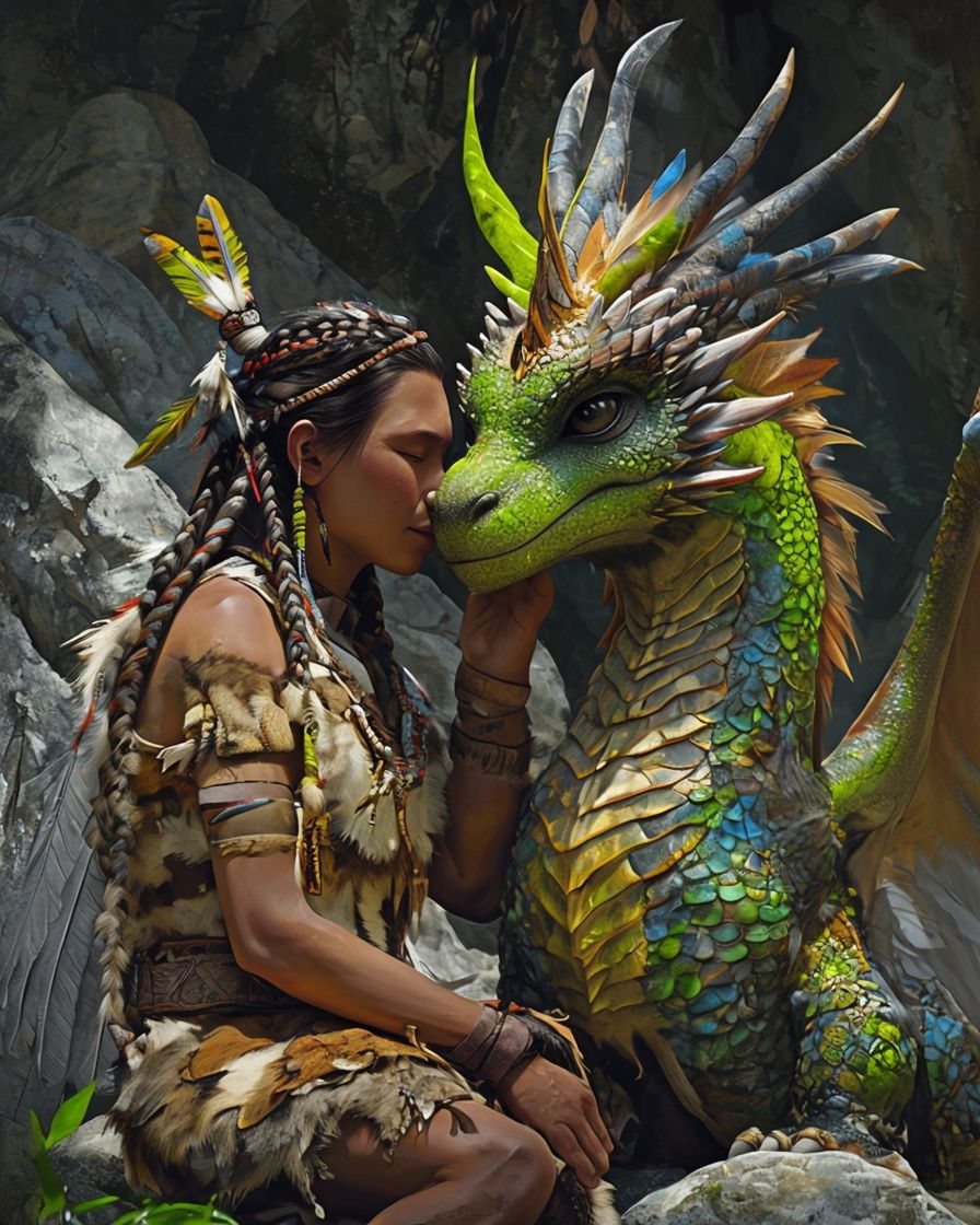 Miniatura: Native dragon