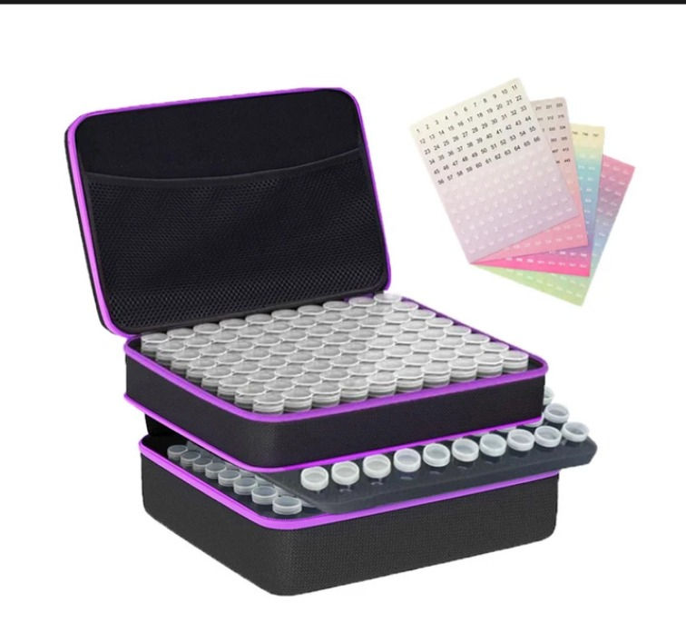 Diamond Painting Storage Boxes 240 Grids Bead Storage Large Capacity Set With Ac