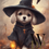 Thumbnail: 40x50cm Witches andwarlocks andFrankenstein