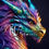 Thumbnail: 60x60cm dragon 