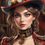 Thumbnail: 50x70cm Steampunk Ladies
