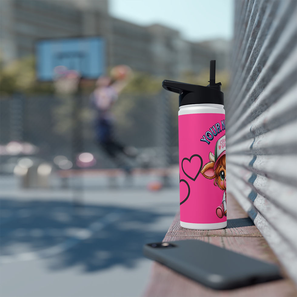 Miniature : Stainless Steel Water Bottle, Standard Lid