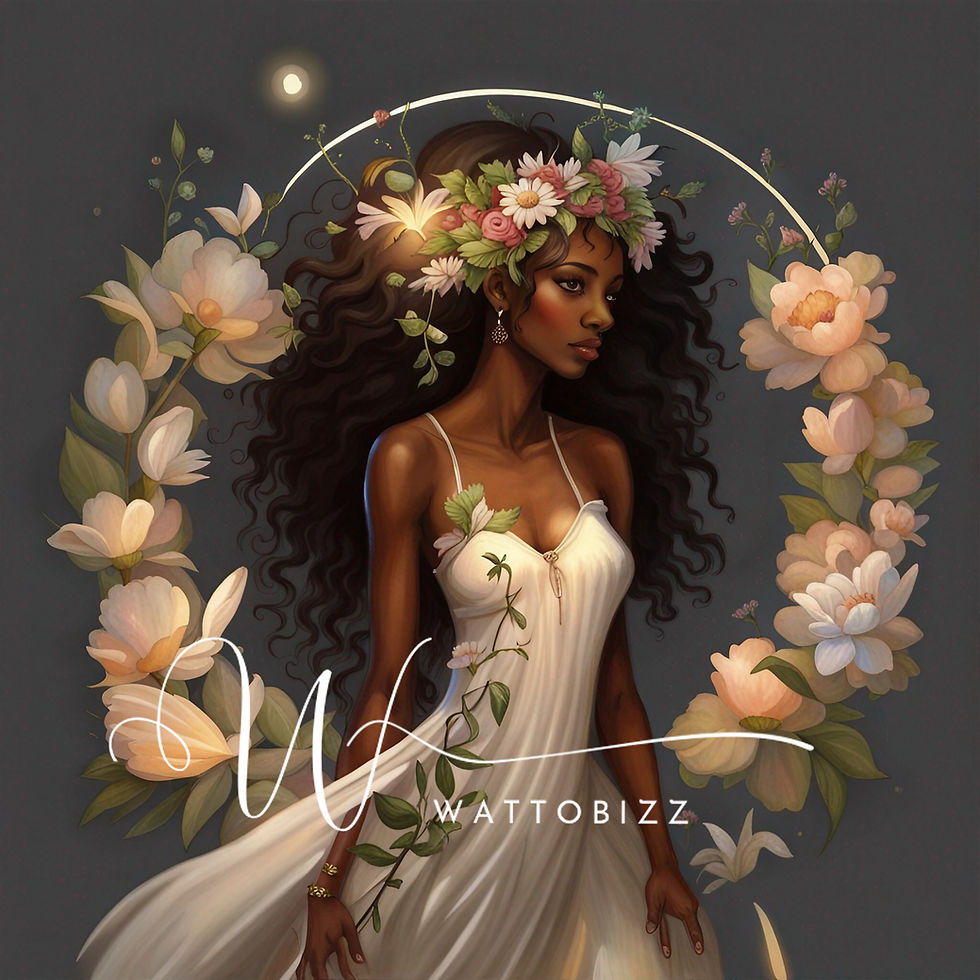 60x60cm African American light fairy 