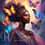 Miniature : 60x60cm African American butterfly ladies