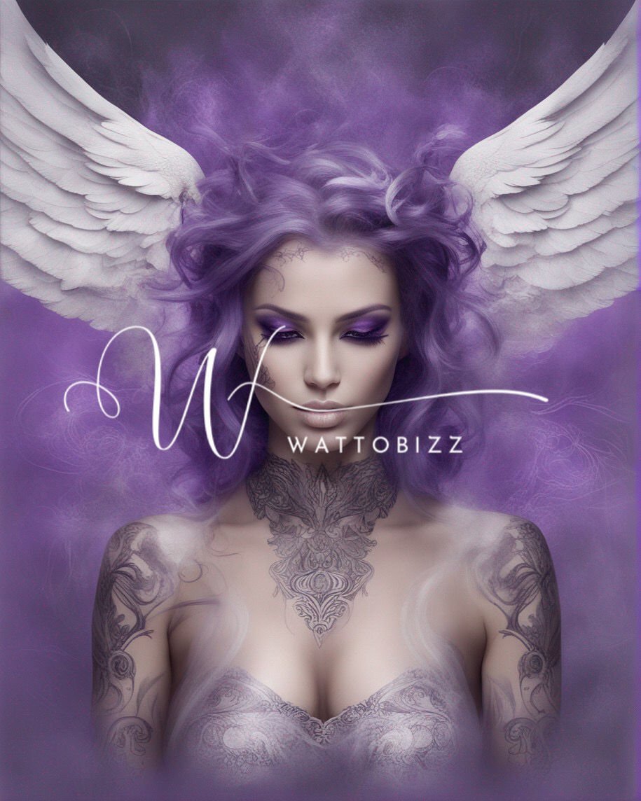 Thumbnail: 50x70cm purple angle series