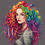 Thumbnail: 60x60cm  rainbow 