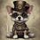 Thumbnail: 60x60cm steampunk pups
