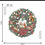 Miniatura: 30x30cm partial Christmas Wreath