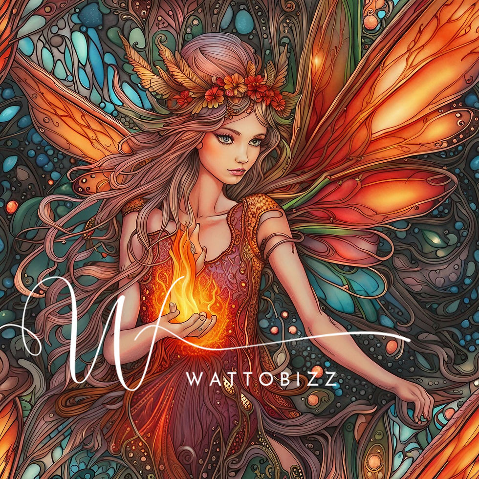 Miniature : Fire fairy 60x60