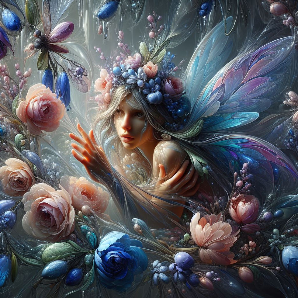 Miniature : 60x60cm fairies