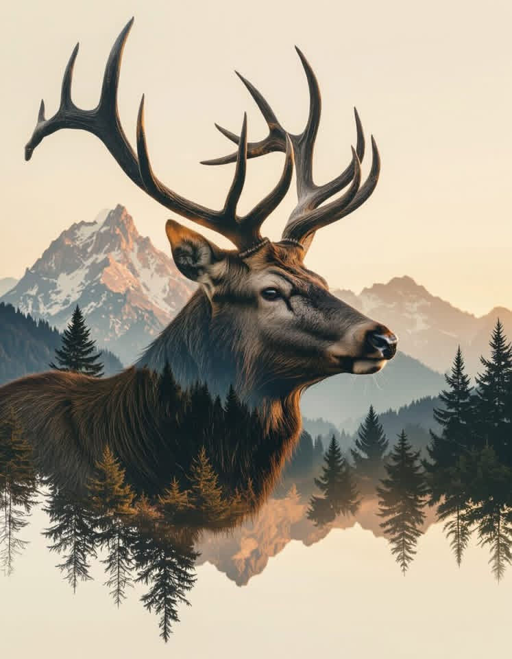 Miniature : 50x70cm Wild Life