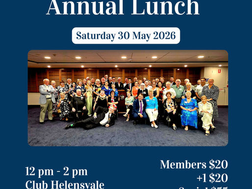 Nth Gold Coast RSL - Annual Lunch - Saturday, 30 May 2026